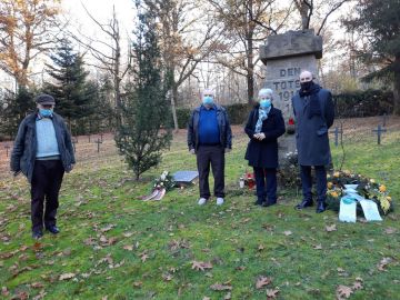 Ansbach Waldfriedhof Gedenkfeier zum Volkstrauertag 2020