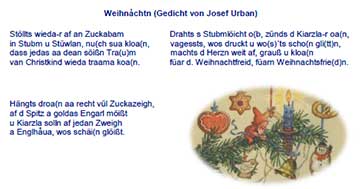 Weihnachtn Gedicht von Josef Urban